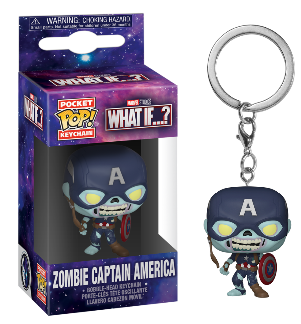 MARVEL WHAT IF - Pocket Pop Keychains - Zombie Captain America_IMAGE_1