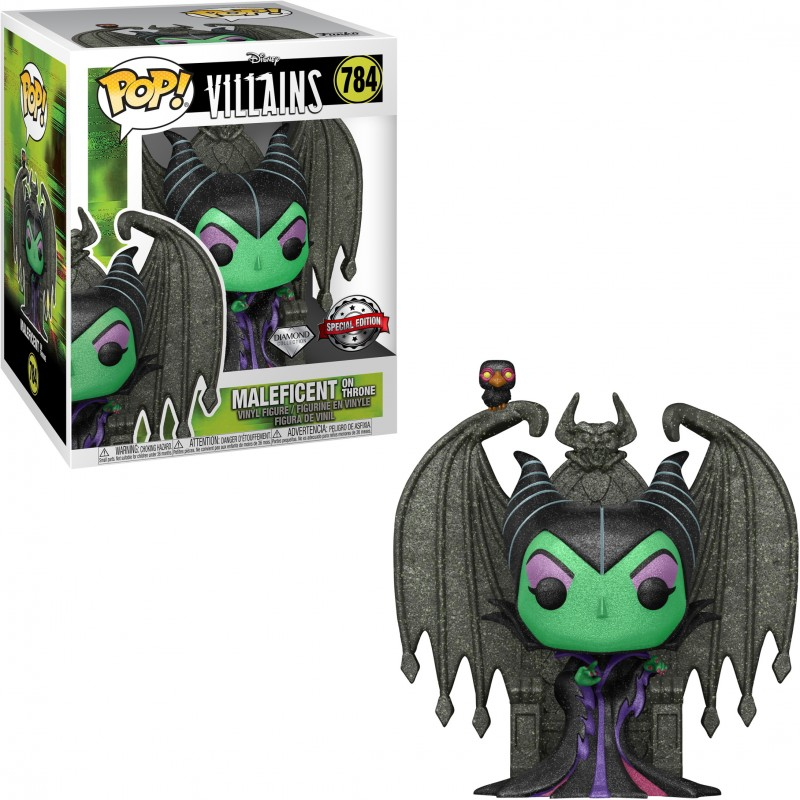 DISNEY - POP Deluxe 6'' N° 784 - Maleficent on Throne DIAMOND Glit._IMAGE_1