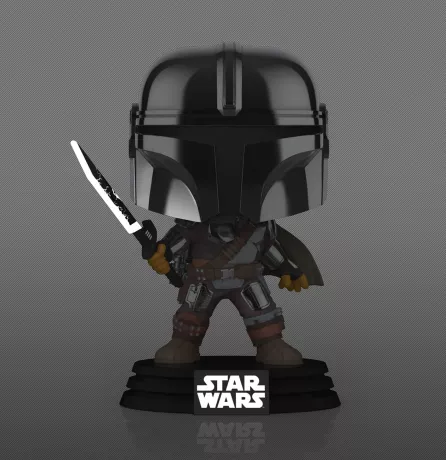 THE MANDALORIAN - POP Star Wars N° 491 - Mandalorian avec Darksaber - 2