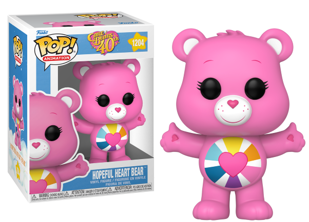 CARE BEARS - POP N°1204 - 40th Ann. - Hopeful Heart Bear w/ (GW) Chase_IMAGE_1