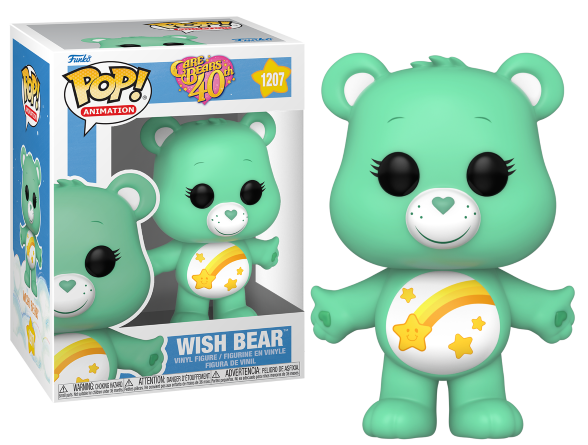 CARE BEARS - POP N° 1207 - 40th Ann. - Wish Heart Bear w/ (FL) Chase_IMAGE_1