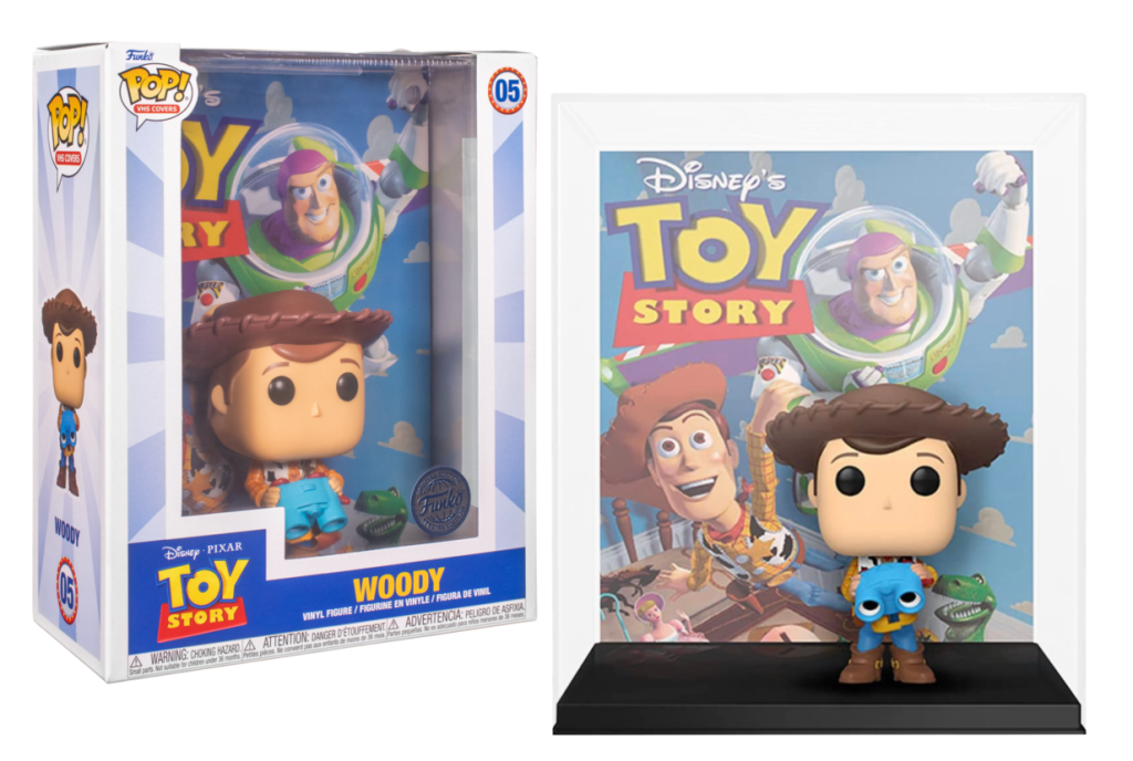 TOY STORY POP VHS Cover N° 05 Woody Bobble Head POP Funko DISNEY