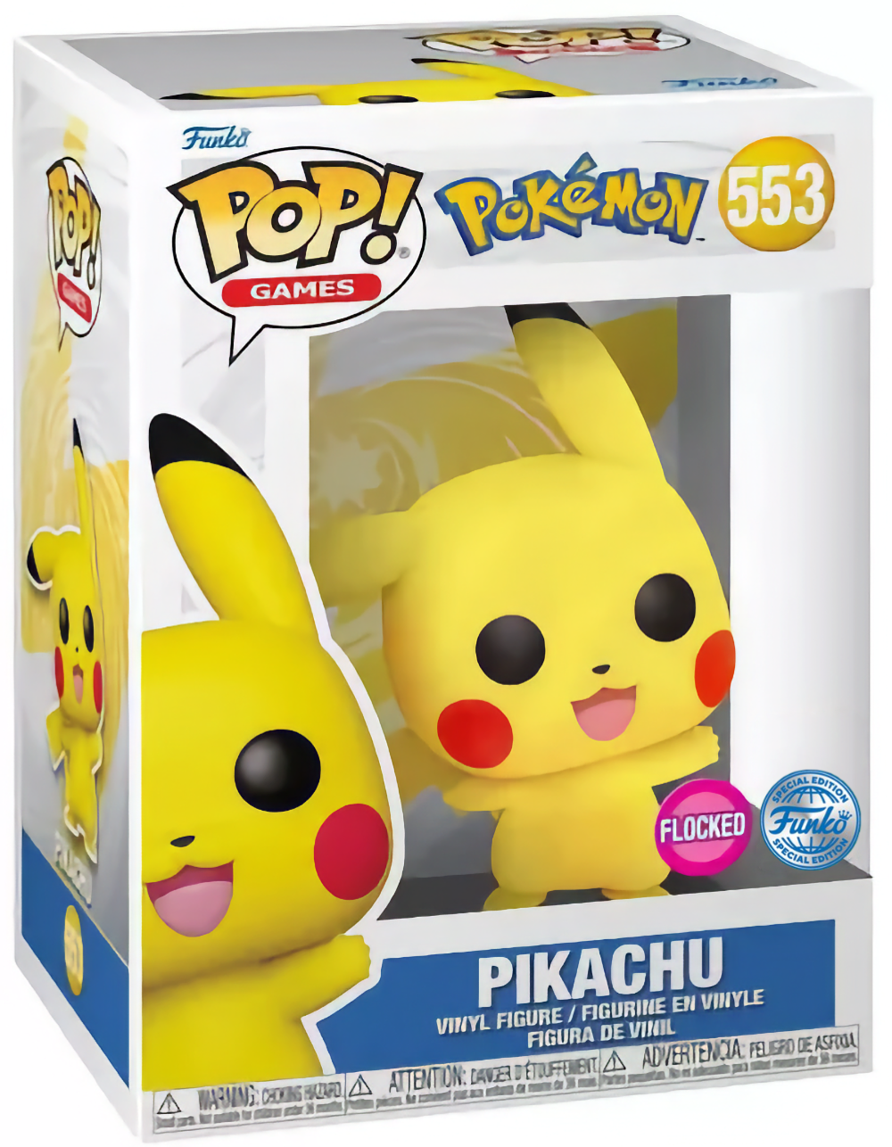 POKEMON - POP N° 553 - Pikachu Waving Flocked - 2