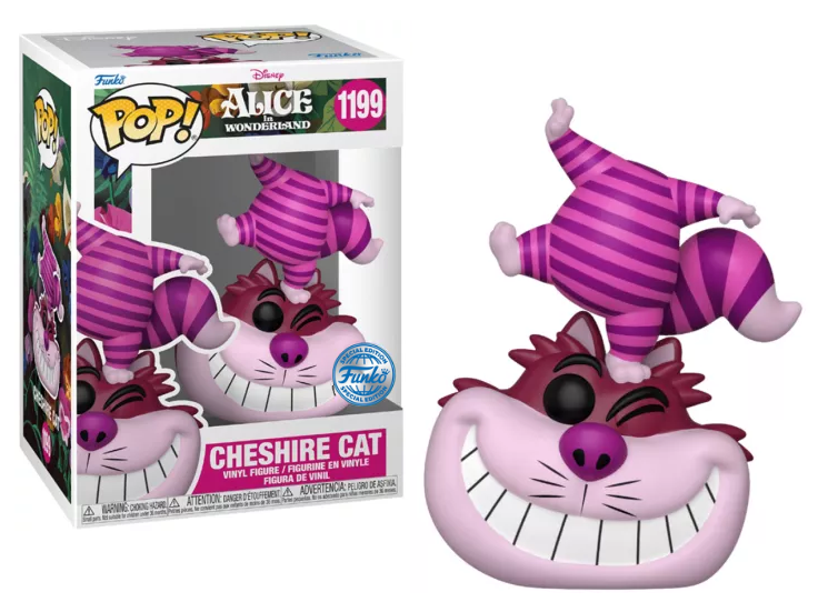 Cheshire Cat #1199 - Exclusive LE 4000 Diamond Ed Disney Funko Pop w