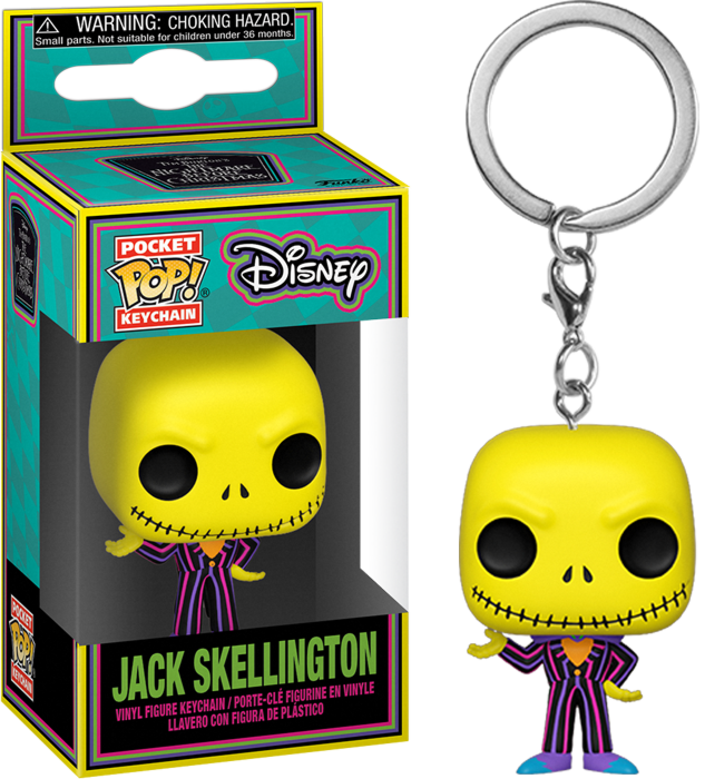 NIGHTMARE BEFORE CHRISMAS - Pocket Pop Keychains - Blacklight Jack_IMAGE_1