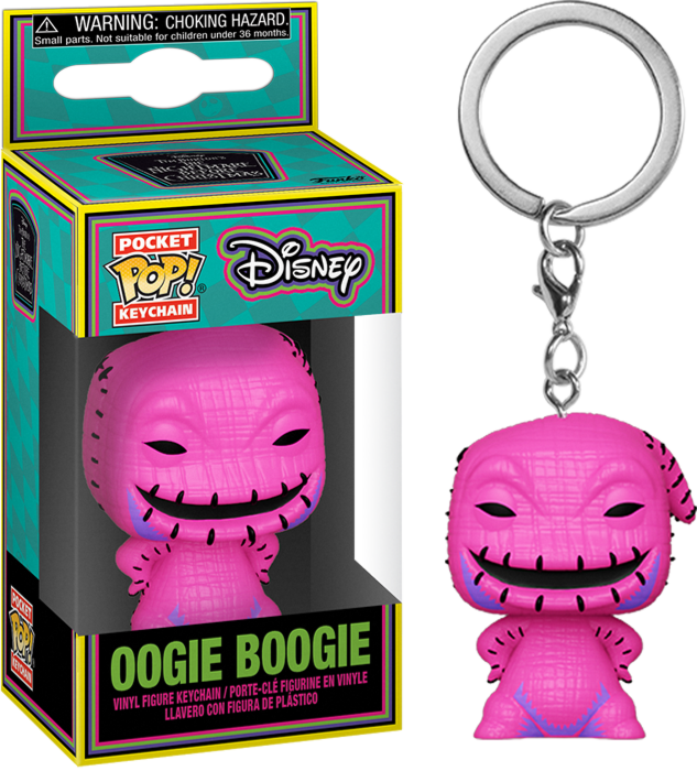 NIGHTMARE BEFORE CHRISMAS - Pocket Pop Keychains - Blacklight Oogie_IMAGE_1