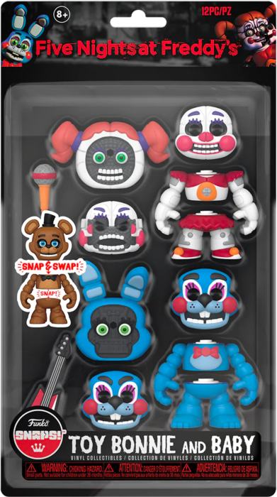 FNAF Toy Bonnie Baby Double Snap Pack Funko ShopForGeek