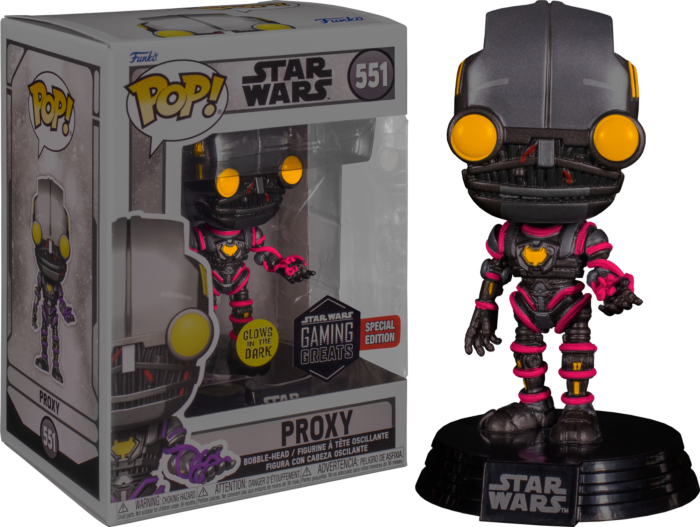 STAR WARS LE POUVOIR DE LA FORCE - POP Animation N° 551 - Proxy (GITD) - 2