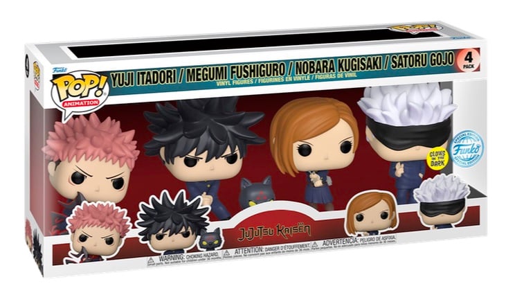 BEMS  JUJUTSU KAISEN - POP - 4 PACK Sp. Edition