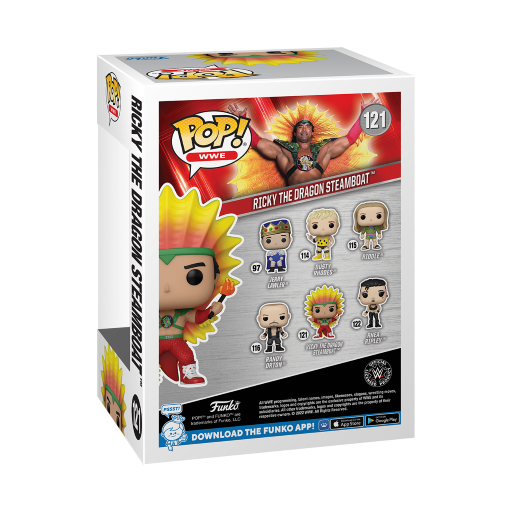 WWE POP N° 121 Ricky Steamboat Bobble Head POP Funko WWE