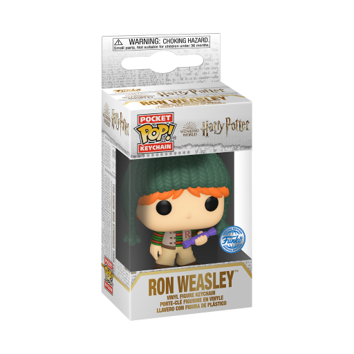 HARRY POTTER HOLIDAY - Pocket Pop Keychains - 20ème Ann - Ron - 2