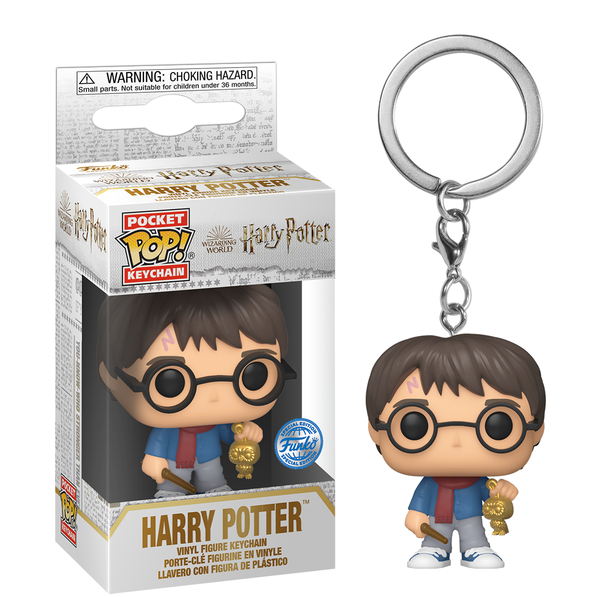 HARRY POTTER HOLIDAY - Pocket Pop Keychains - 20th Ann - Harry_IMAGE_1