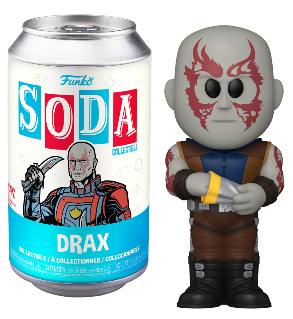 LES GARDIENS DE LA GALAXIE 3 - POP Soda - Drax avec Chase (M) - 2