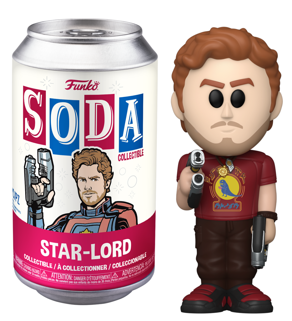 LES GARDIENS DE LA GALAXIE 3 - POP Soda - Star-Lord avec Chase (M) - 2