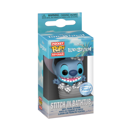 DISNEY - Pocket Pop Keychains - Stitch dans Baignoire - 2