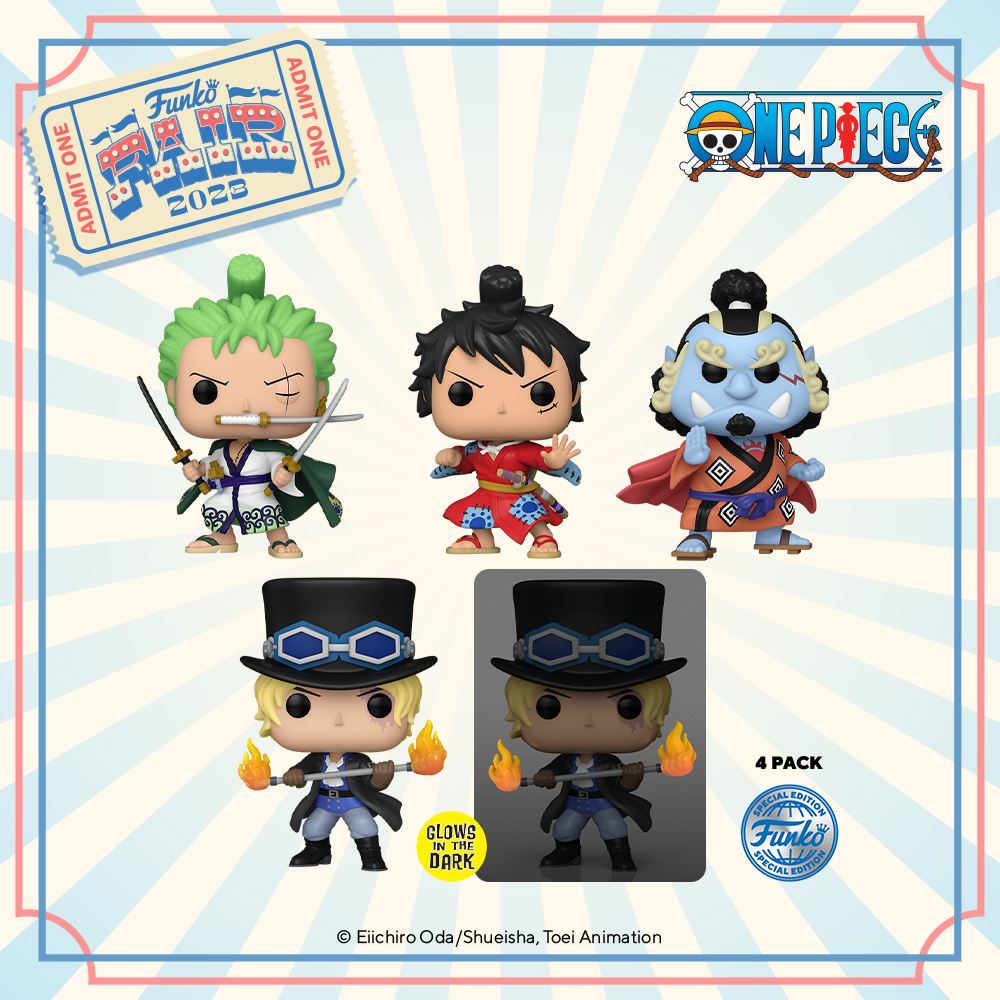 ONE PIECE - ワンピースPOP４点 Funko POP! 4 Pack SE Animation One Piece Luffytaro / Sabo