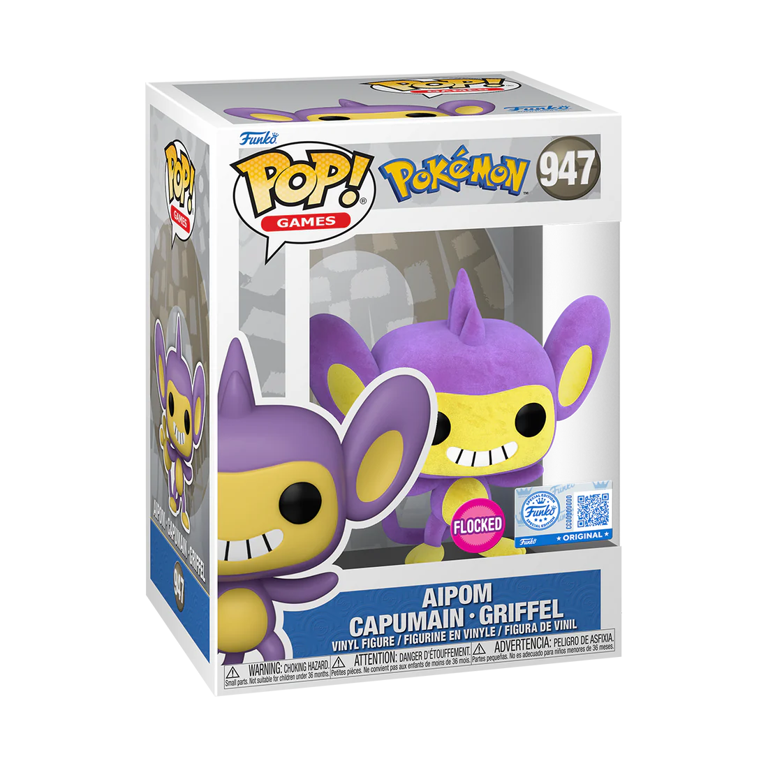 POKEMON - POP Games N° 947 - Capumain (Flocked)