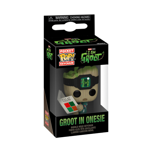 I AM GROOT - Pocket Pop Keychains - Groot PJs with Book - 2