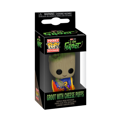 I AM GROOT - Pocket Pop Keychains - Groot with Cheese Puffs - 2