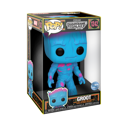 LES GARDIENS DE LA GALAXIE 3 - POP Jumbo N° 1242 - Groot (BLKLT) - 2