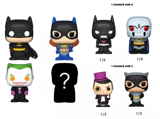 DC - Bitty Pop 4 Pack 2.5cm - Le Joker - 2