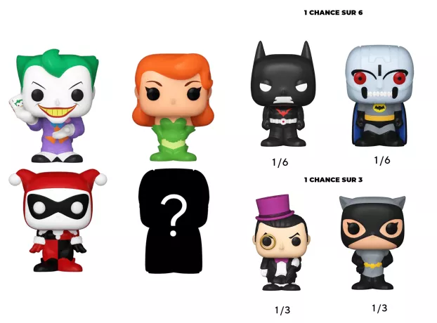 DC - Bitty Pop 4 Pack 2.5cm - Harley Quinn - 2