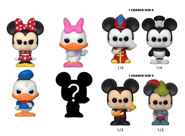 DISNEY - Bitty Pop 4 Pack 2.5cm - Minnie - 2