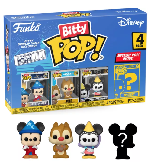 PRE-ORDER : Funko Bitty POP! - Disney - Mickey 4-Pack (2,5cm)