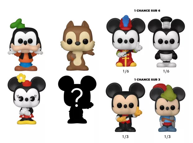 DISNEY - Bitty Pop 4 Pack 2.5cm - Dingo - 2