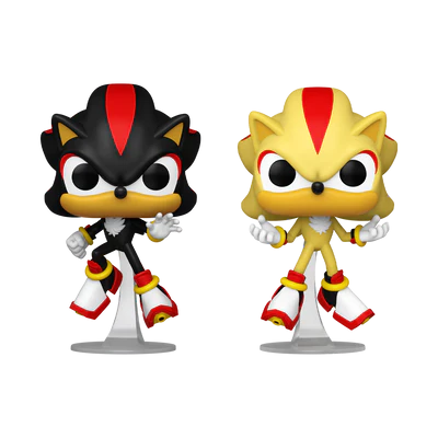 SONIC - POP Games - 2 Pack Shadow & Super Shadow (Glow In The Dark) - 3