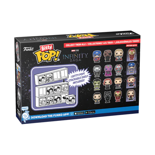 MARVEL - Bitty Pop 4 Pack 2.5cm - Loki - 2