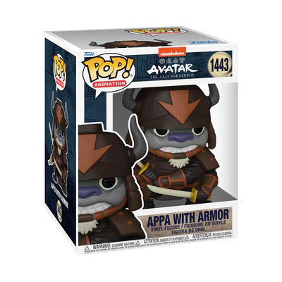 AVATAR DERNIER MAITRE DE L'AIR -POP Super 6'' N°1443 -Appa avec Armure - 2