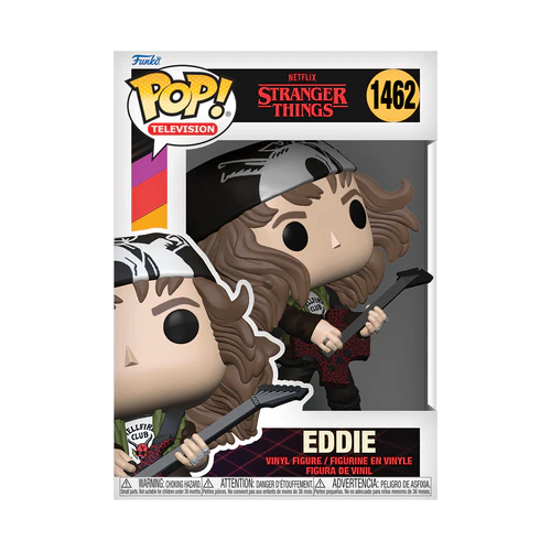 STRANGER THINGS S4 - POP TV N° 1462 - Chasseur Eddie avec Guitare - 2