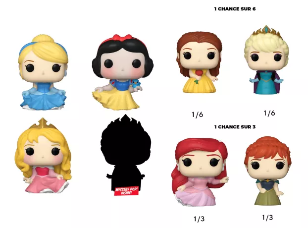 Funko Bitty Pop! Mini Figurine, Disney Princess