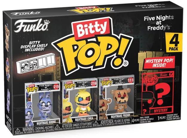 FIVE NIGHTS AT FREDDY'S - Bitty Pop 4 Pack 2.5cm - Nightmare Bonnie - 2