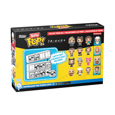 FRIENDS - Bitty Pop 4 Pack 2.5cm - Monica en Catwoman - 2