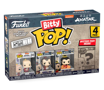AVATAR THE LAST AIRBENDER - Bitty Pop 4 Pack 2.5cm - Iroh - 2