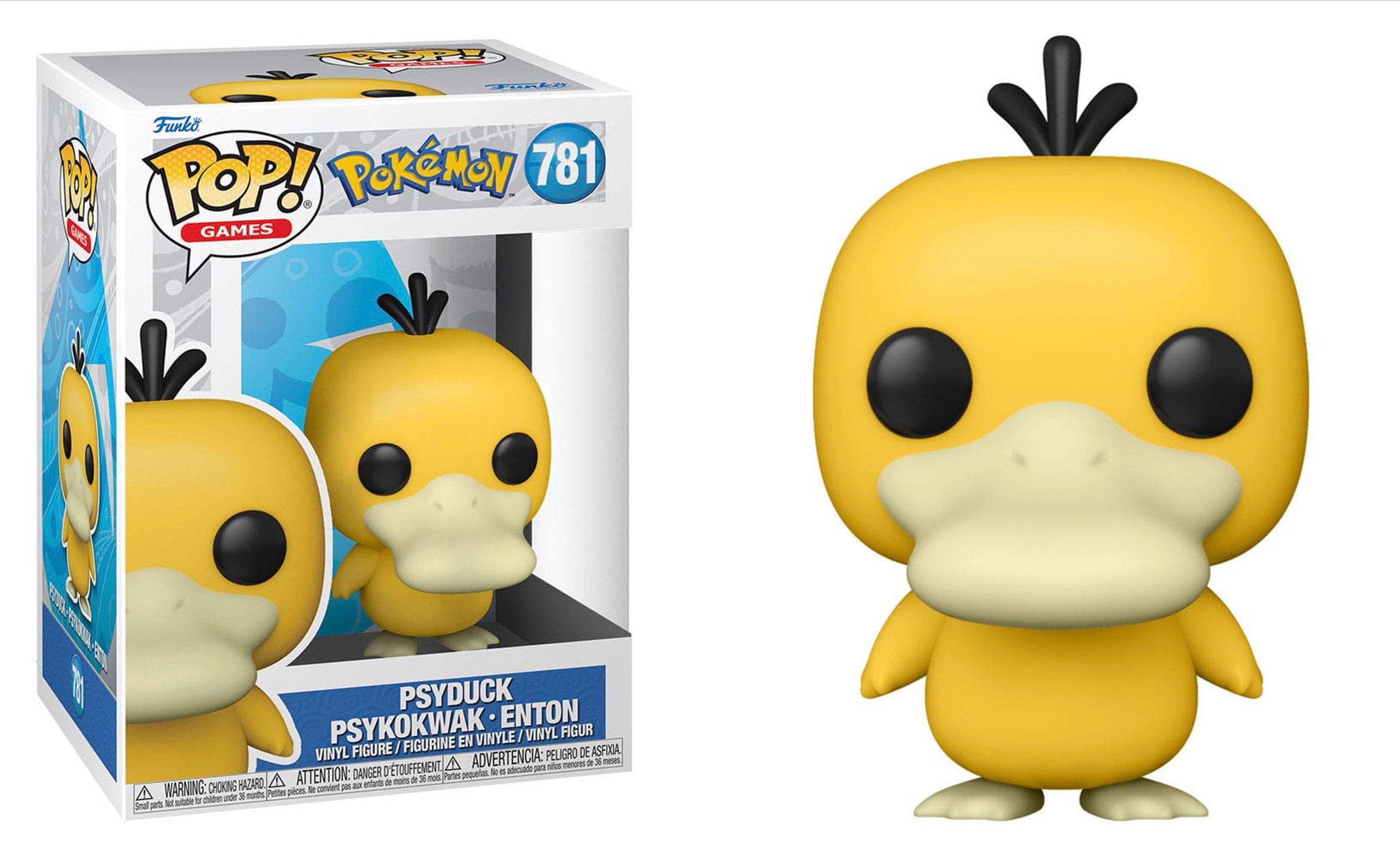 POKEMON - POP Games N° 781 - Psykokwak : : Bobble Head POP  Funko Pokemon