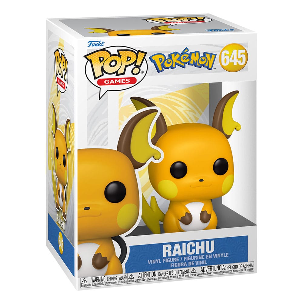 POKEMON - POP Games N° 645 - Raichu : : Bobble Head POP  Funko Pokemon