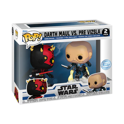 CLONE WARS DUELS - POP Star Wars - Dark Maul VS Pre Vizsla 2PK - 2