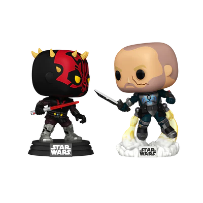 CLONE WARS DUELS - POP Star Wars - Dark Maul VS Pre Vizsla 2PK - 3
