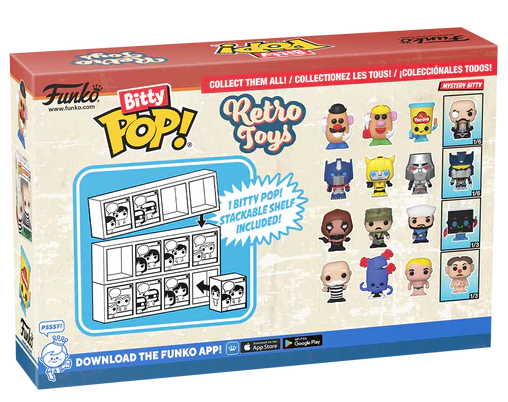 RETRO TOYS - Bitty Pop 4 Pack 2.5cm - Transformers - 3