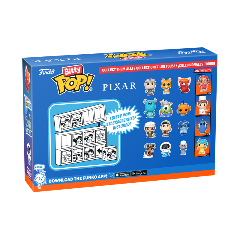 PIXAR - Bitty Pop 4 Pack 2.5cm - L'Eclair - 2