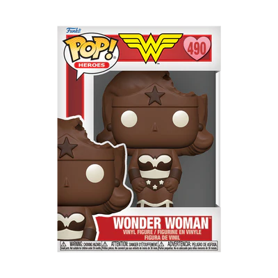 Funko Pop! Wonder Woman (Val Choc) - Figura In Vinile 9,5 Cm Da Collezione DC Comics
