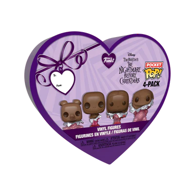 NBX - Pocket Pop Keychains 4 Pack- Saint-Valentin (Look Chocolat) :  : Porte clés Funko DISNEY