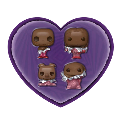 NBX - Pocket Pop Keychains 4 Pack- Saint-Valentin (Chocolat) - Magic Heroes