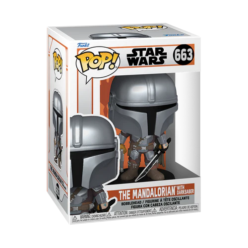 THE MANDALORIAN - POP N° 663 - The Mandalorian avec Darksaber - 2