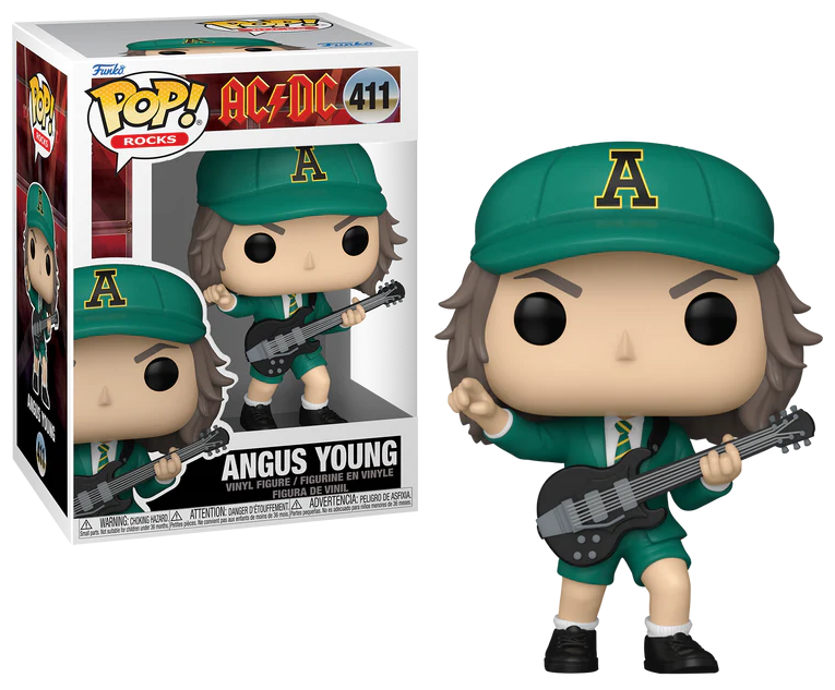 AC/DC - POP Rocks N° 411 - Angus Young (Green Outfit) : ShopForGeek.com ...