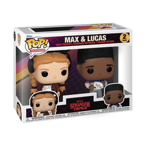 STRANGER THINGS S4 - POP TV - 2 Pack Max & Lucas - 2