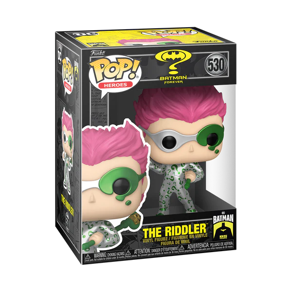 BATMAN FOREVER - POP Movies N° 530 - Le Sphinx (Metallic) - 2